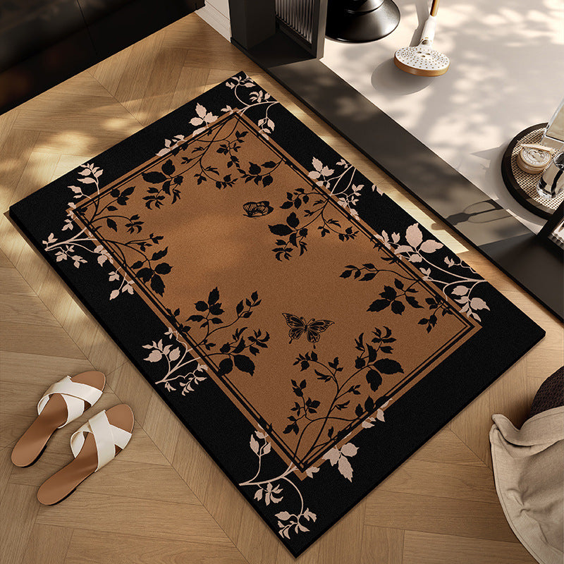 Checkerboard Patterned Entryway Mat Kalsten