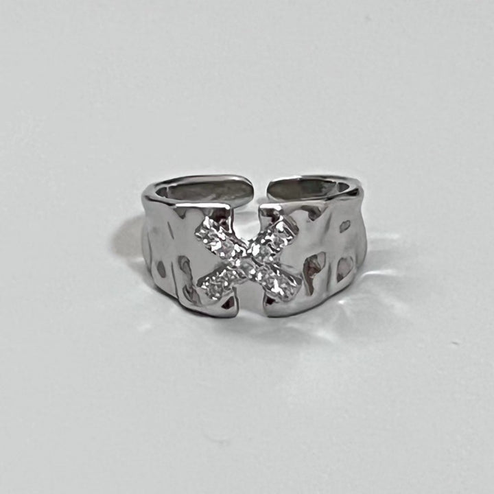 Trendier Open Ring with Zirconia Accent Kalsten