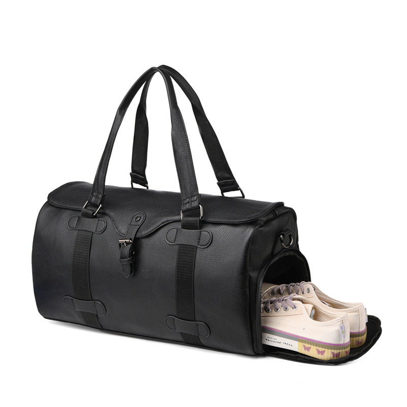 Classic Leather Travel Duffel Bag Kalsten