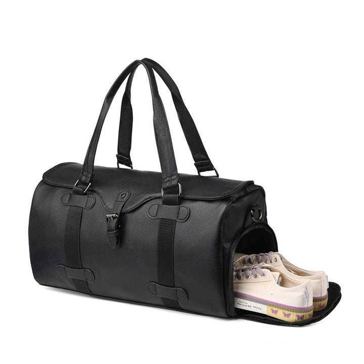Classic Leather Travel Duffel Bag Kalsten