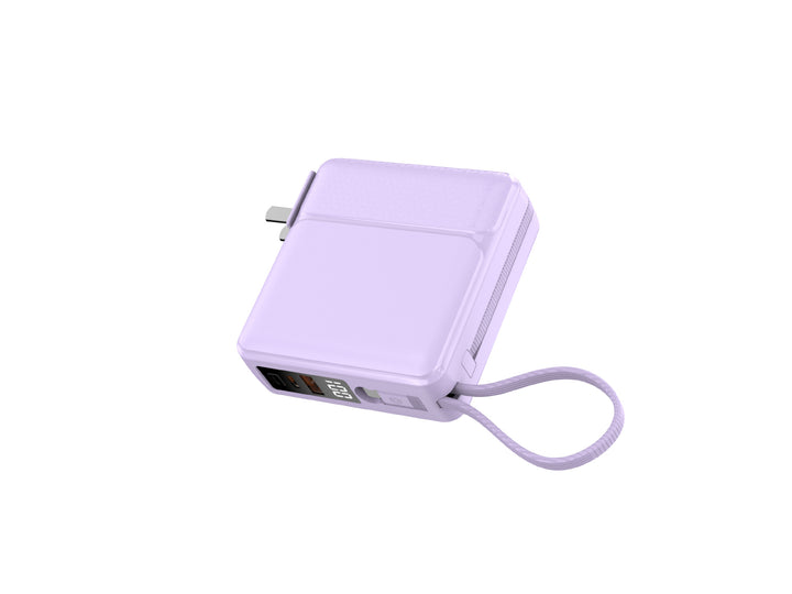 Compact quick-charge power bank with LCD display and integrated safety technology Kalsten