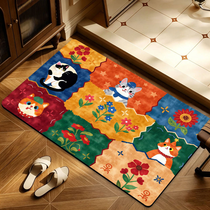 Heart Pattern Decorative Area Rug Kalsten