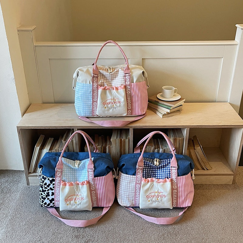 Stylish Multi-Colored Travel Duffel Bag Kalsten