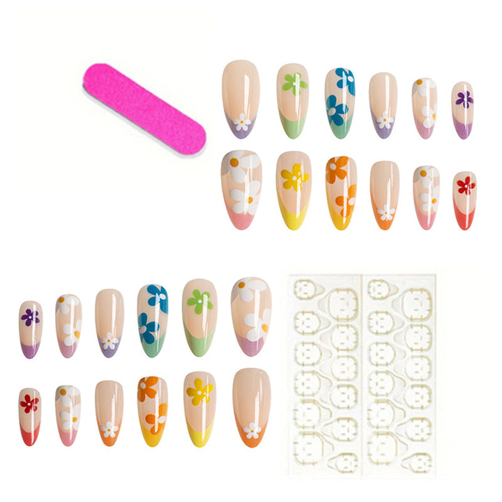 Floral Art Manicure