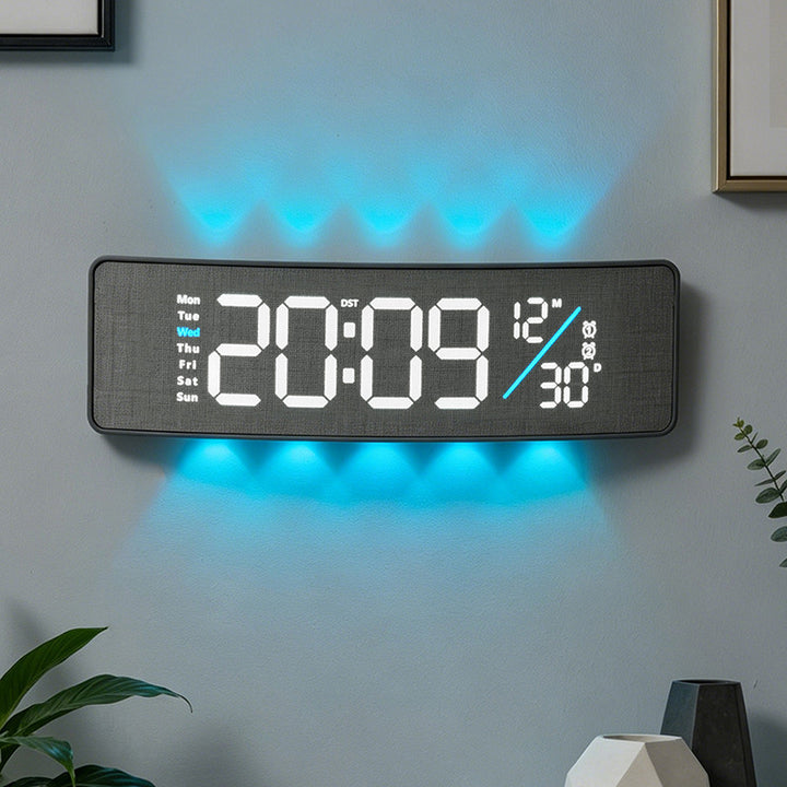 Digital multifunction alarm clock with soft textile cover Kalsten