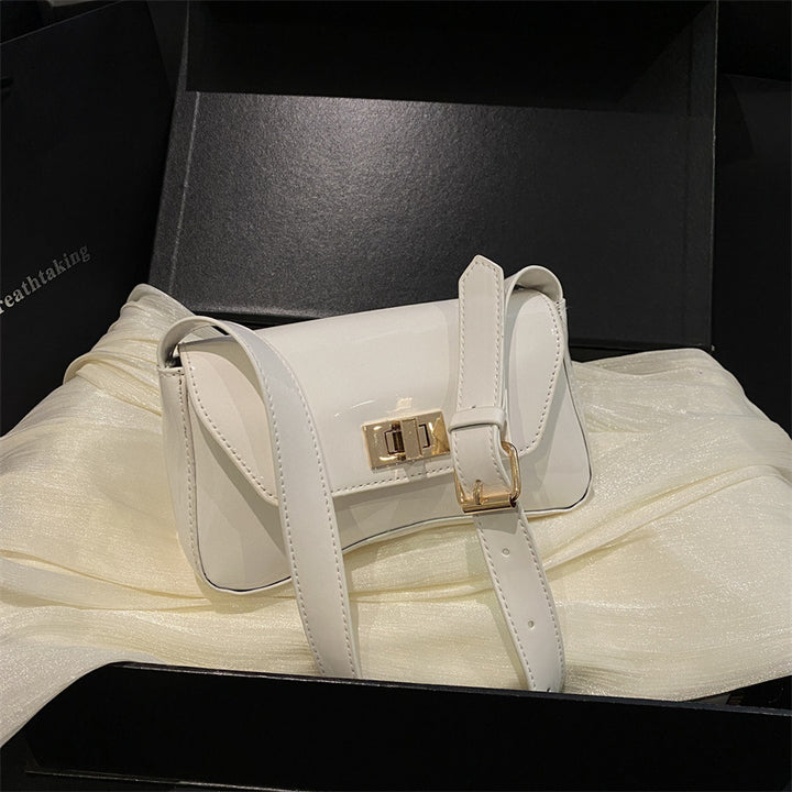 Elegant Patent Leather Crossbody Bag