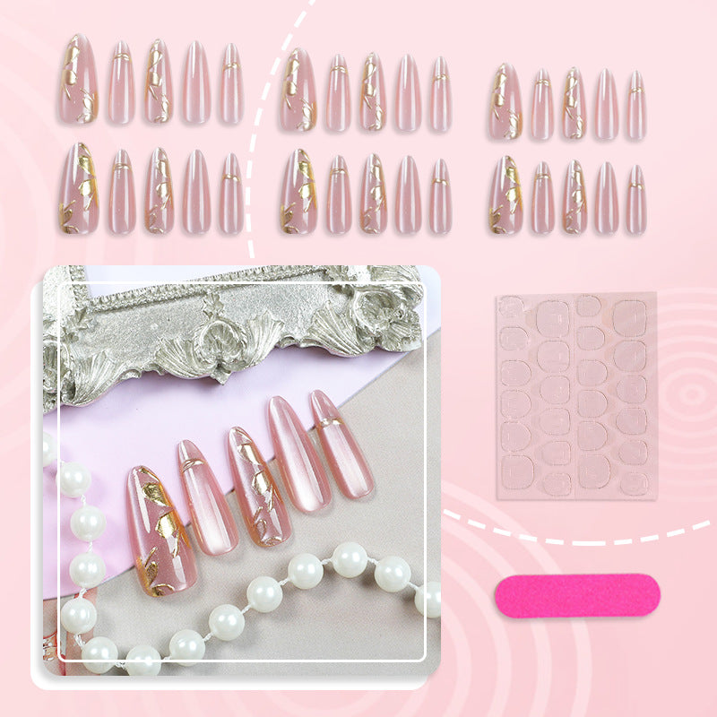 Elegant Ombre Press-On Nail Art