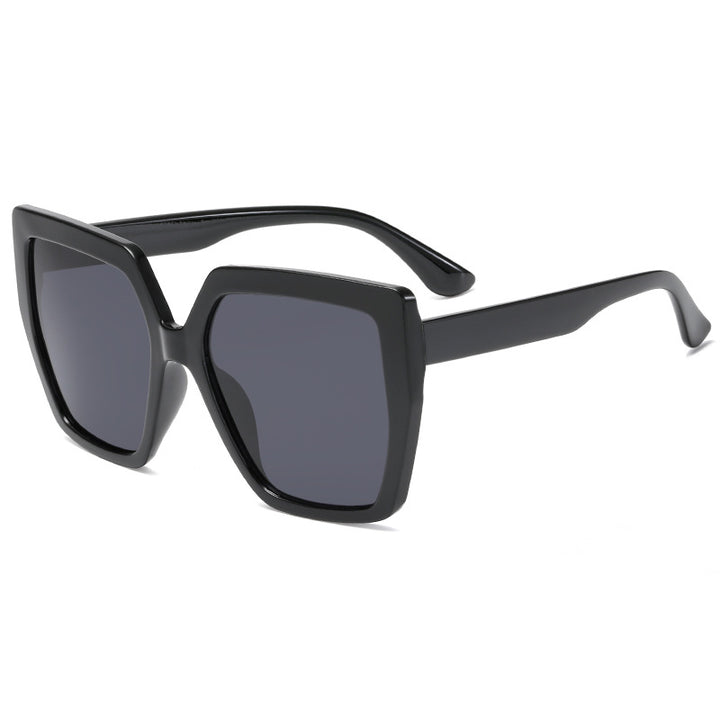 Women’s fashionable transparent sunglasses with square lenses Kalsten