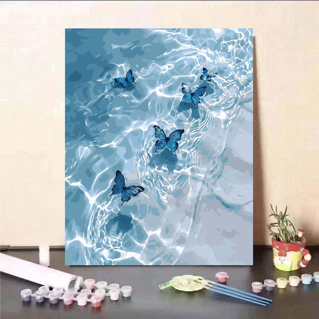 Floral Fantasy Paint by Numbers Wall Art Kalsten