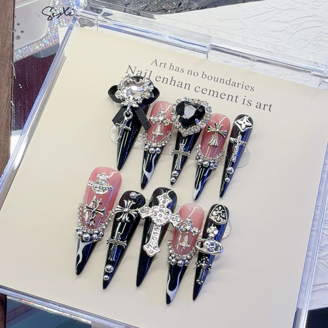 Gothic Inspired Decorative Nail Art Set