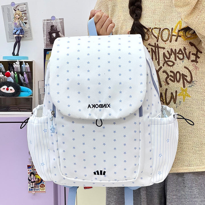 Stylish Star-Embellished Backpack Kalsten 1791205579