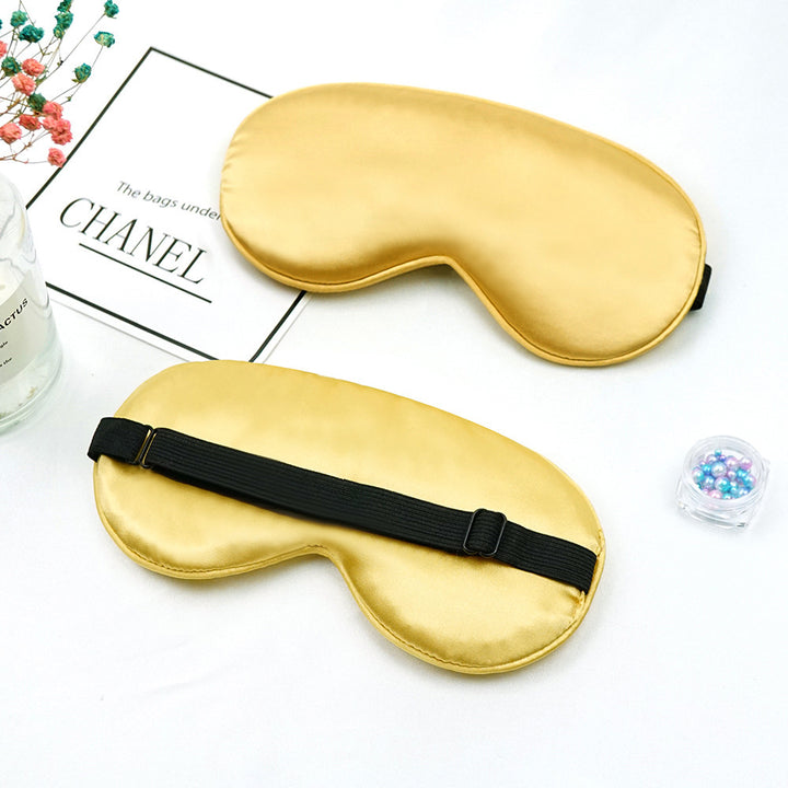 Unisex nan luxurious satin sleep mask with anatomical contour and adjustable elastic band Kalsten