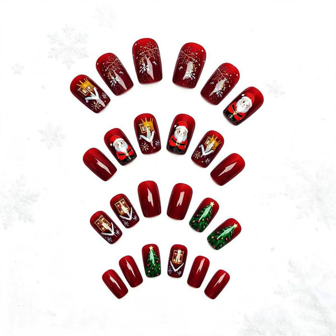Festive Christmas Themed Nail Art Kalsten