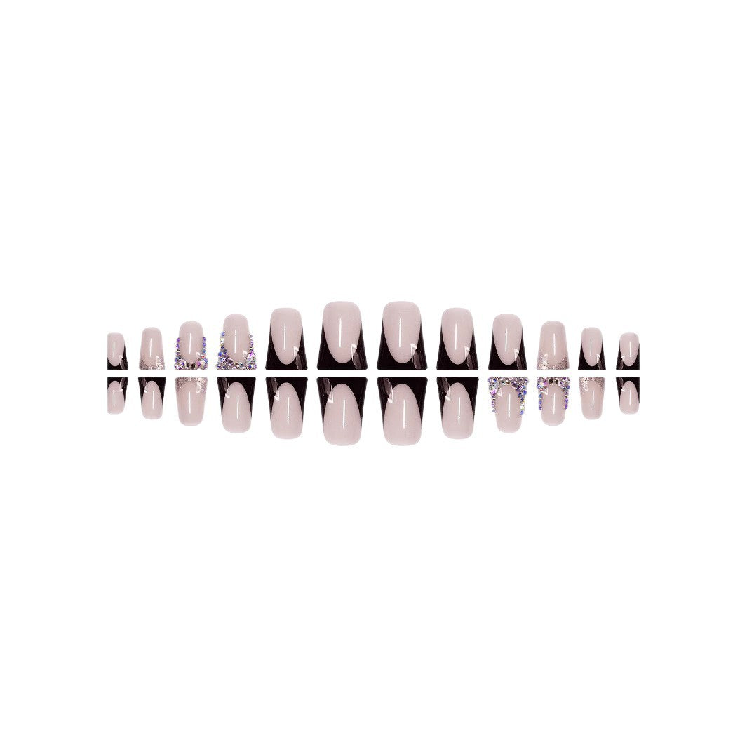 Glamorous Gem-Embellished Nail Enhancements Kalsten