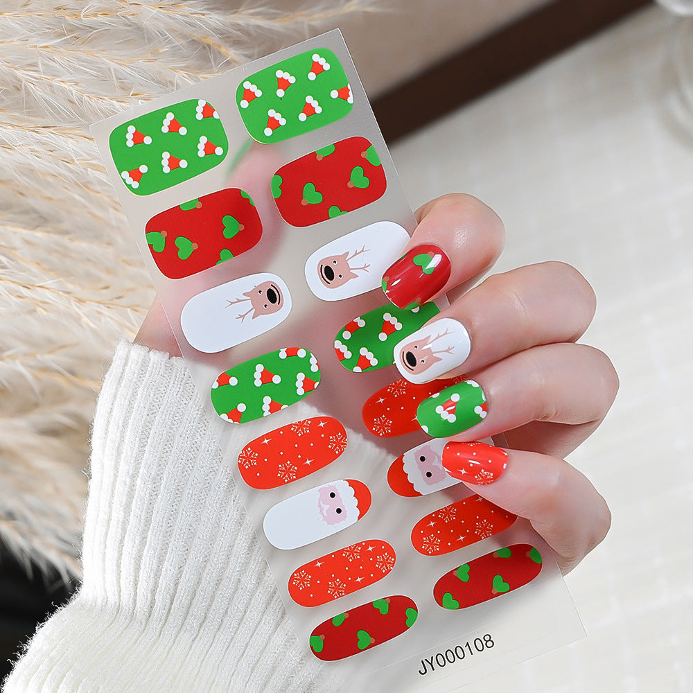 Holiday-Themed Nail Art Stickers