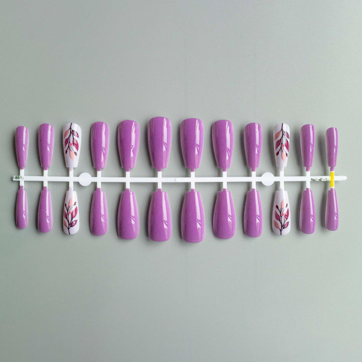 Artistic Floral Nail Art