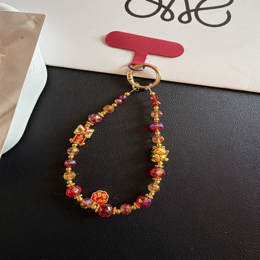 Cultural Charm Beaded Keychain Kalsten