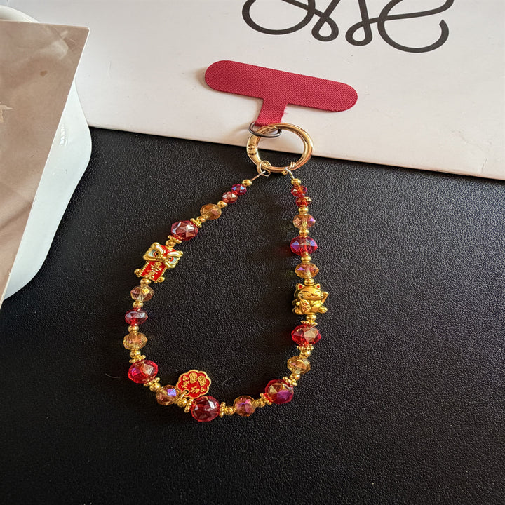 Cultural Charm Beaded Keychain Kalsten