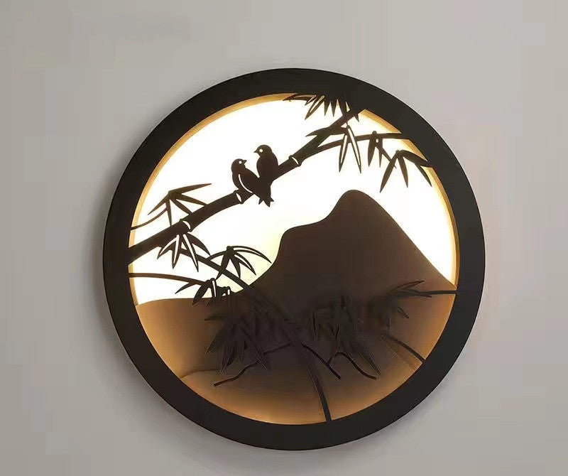 Modern Artistic Round Wall Lamp