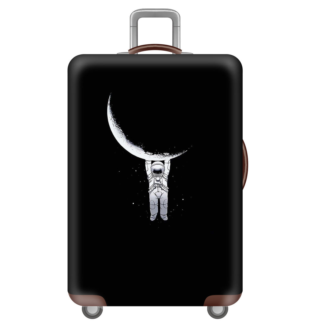 Unisex Hard Shell Luggage with Creative Astronaut Motto Kalsten