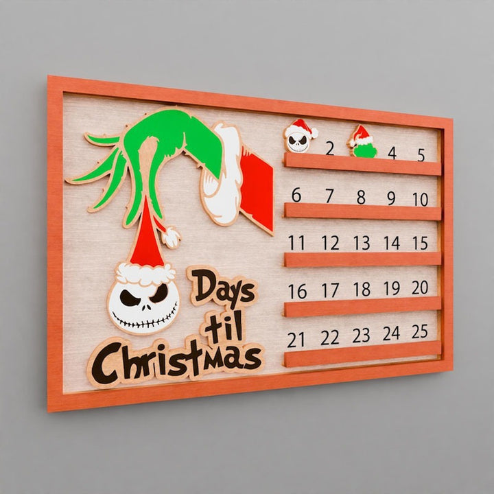 Advent Countdown Wall Decor