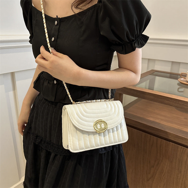 Quilted Chain Link Crossbody Handbag Kalsten