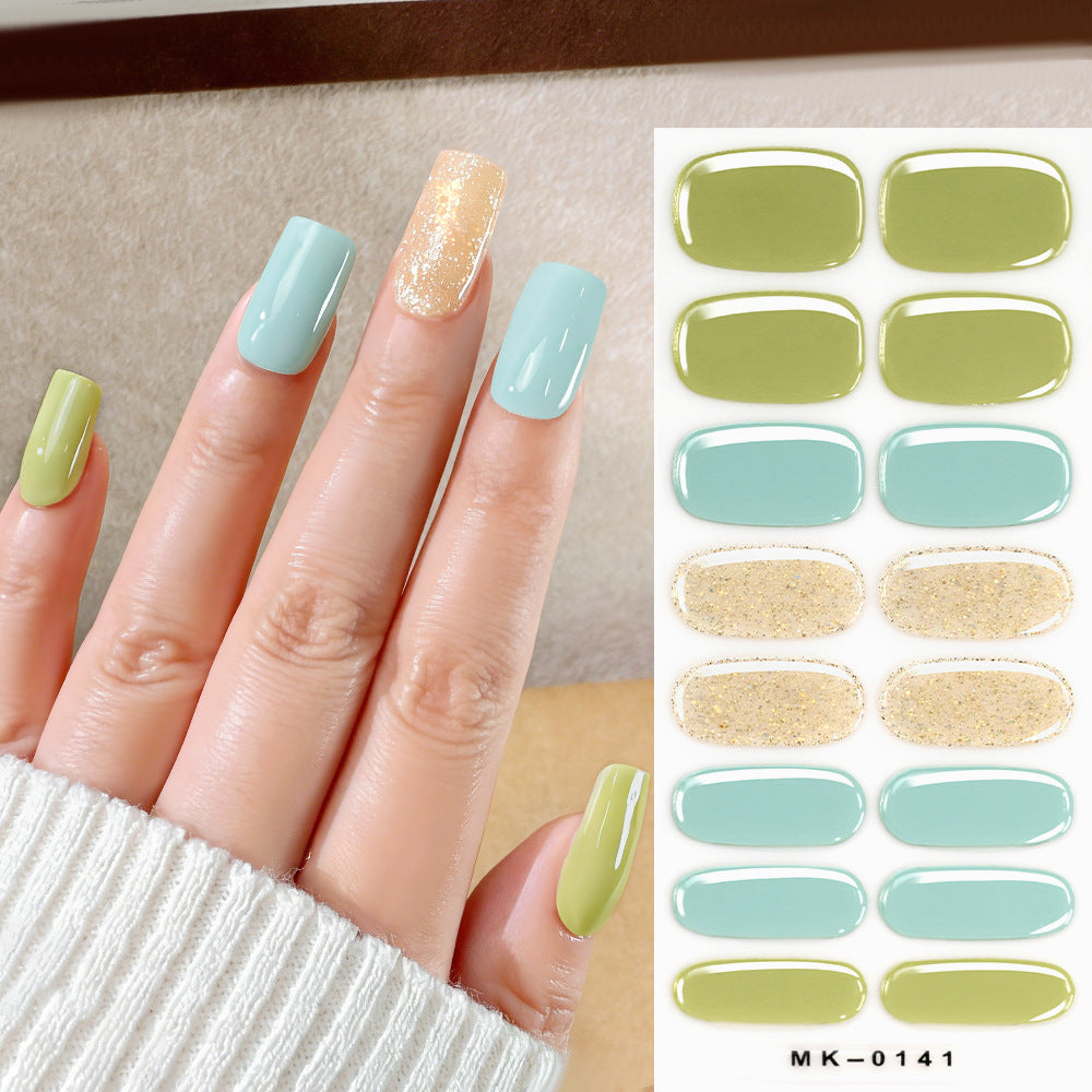 Premium Glossy Gel Nail Tips Set