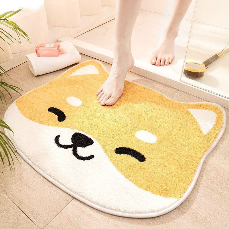 Cat Face Bath Mat Kalsten