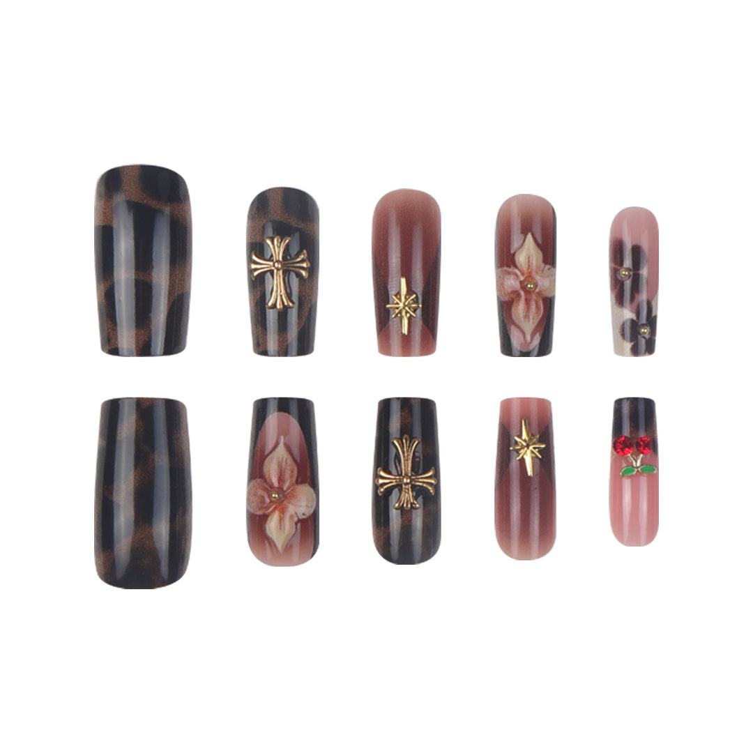 Artistic Long Acrylic Nail Extensions Kalsten
