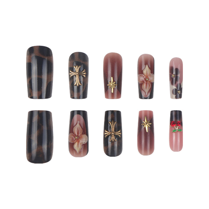 Artistic Long Acrylic Nail Extensions Kalsten