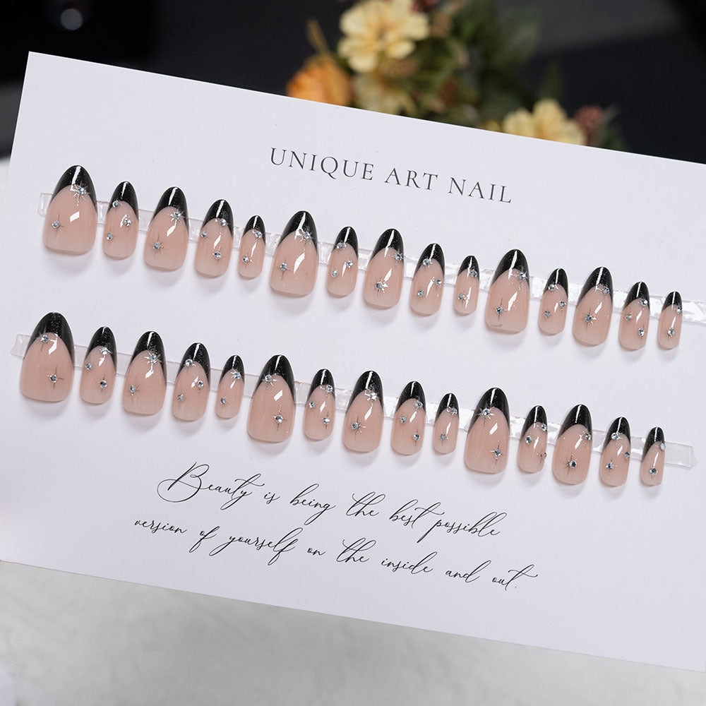 Glamorous Artistic Stiletto Press-On Nails