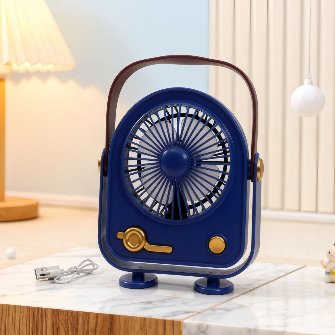 Ladies Portable Table Fan in Retro Design Kalsten