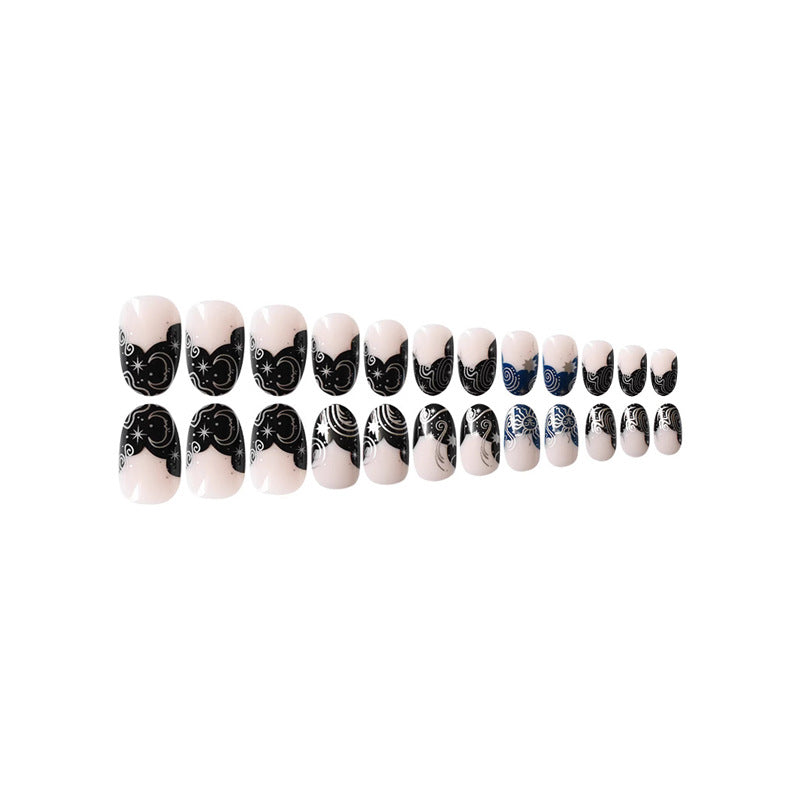 Artistic Galaxy-Themed Press-On Nails Kalsten