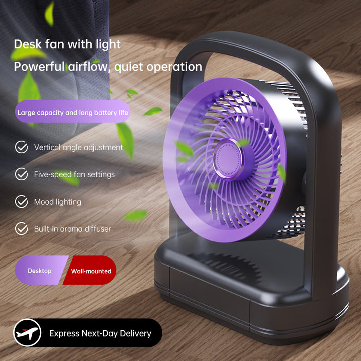 Unisex Portable Rechargeable Desk Fan Kalsten