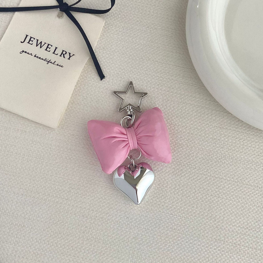 Bow-Shaped Charm Keychain Kalsten