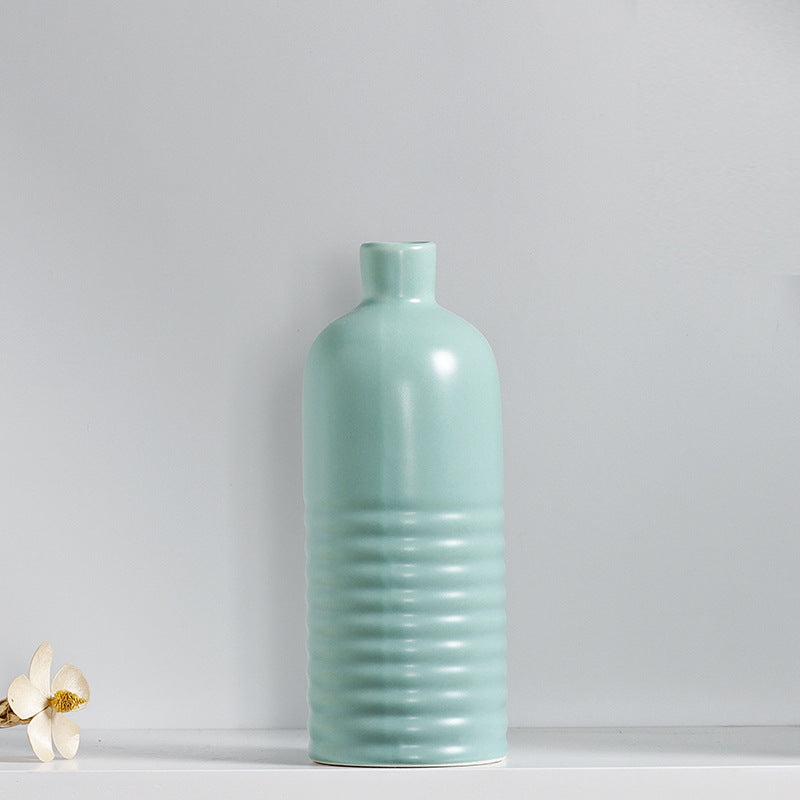 Modern Textured Ceramic Table Vase Kalsten