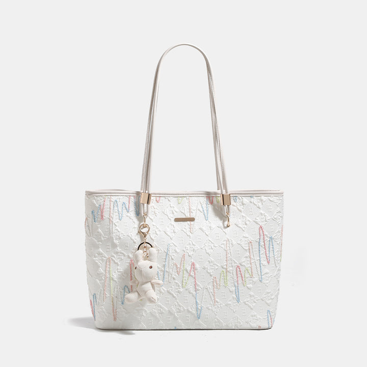 Elegant Floral Patterned Tote Bag