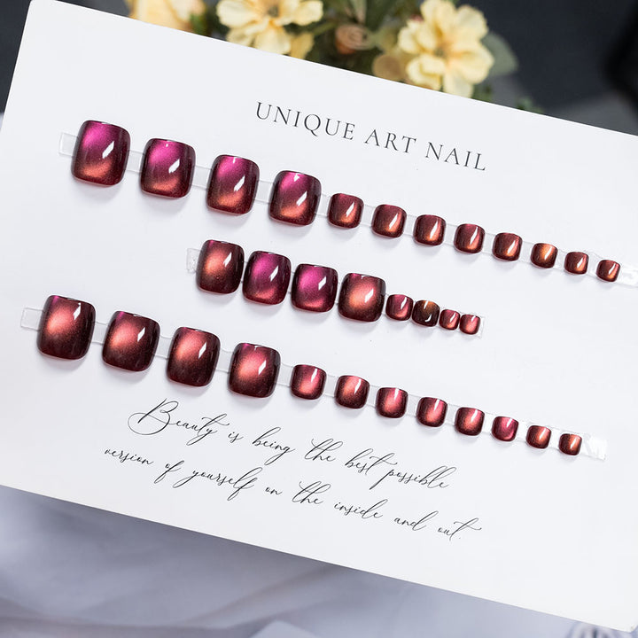 Elegant Metallic Nail Art