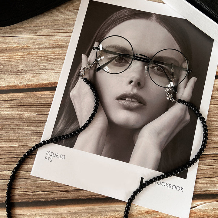 Fashionable glasses holder chain with beads Kalsten