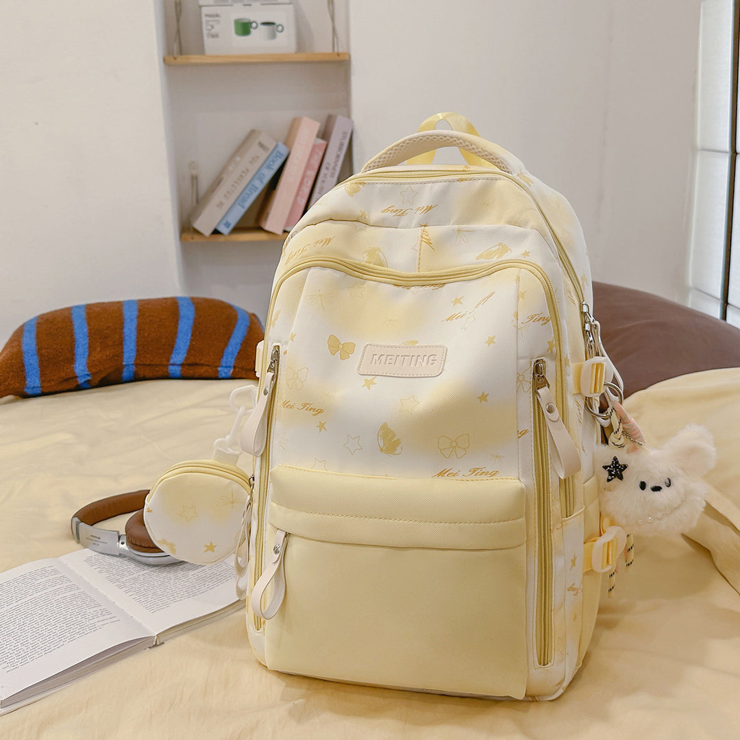Trendy Patterned Backpack Kalsten