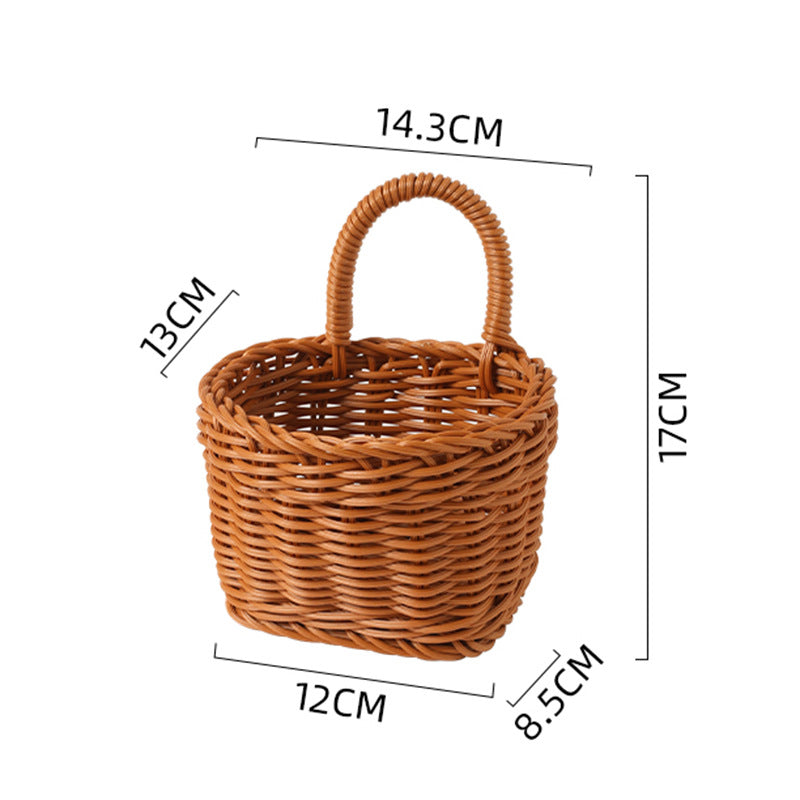 Handcrafted Wicker Utility Basket Kalsten
