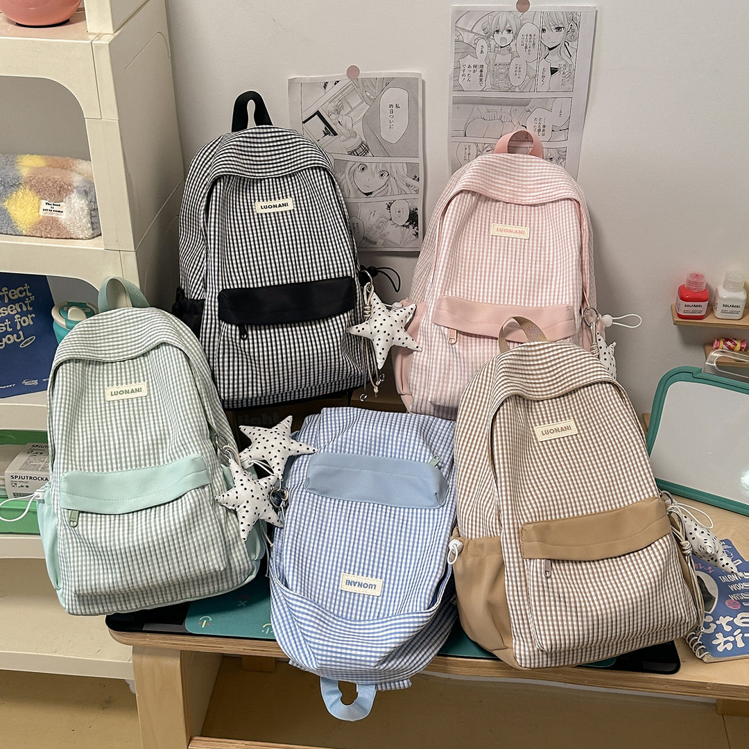 Stylish Striped Backpack Kalsten