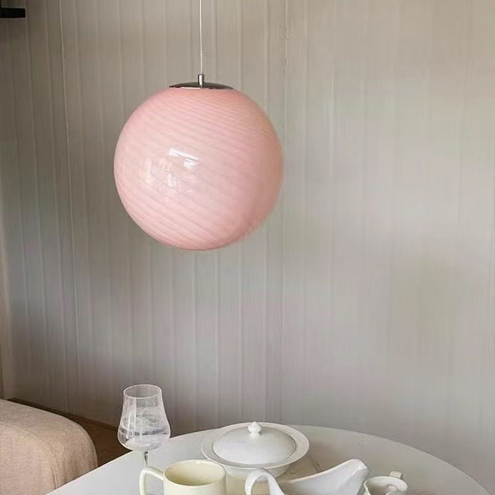 Elegant Sculptural Pendant Light