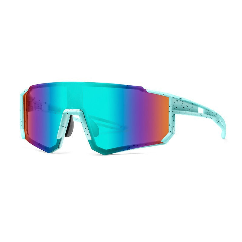 Unisex nan sporty visor sunglasses with polarized shatterproof polycarbonate lenses Kalsten