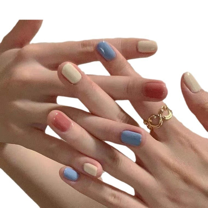 Artistic Multi-Color Press-On Nail Set