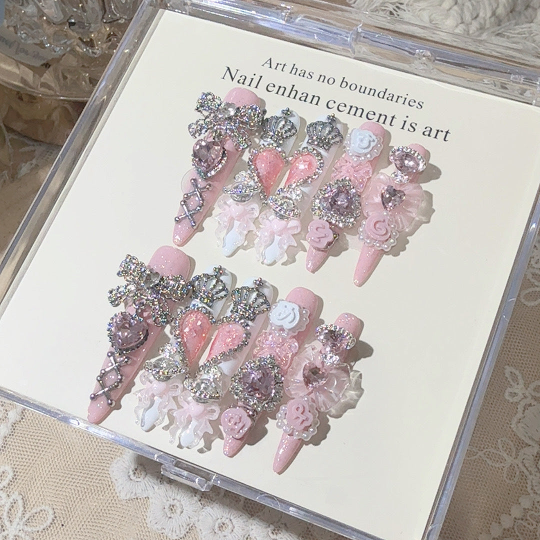Ornate 3D Press-On Nail Art Set