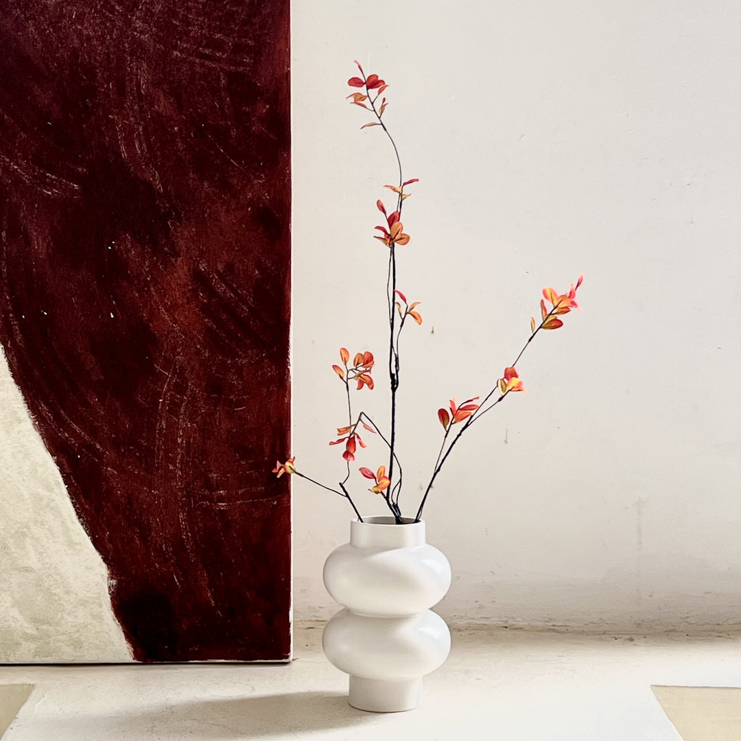 Contemporary Ceramic Flower Vase for Home Display