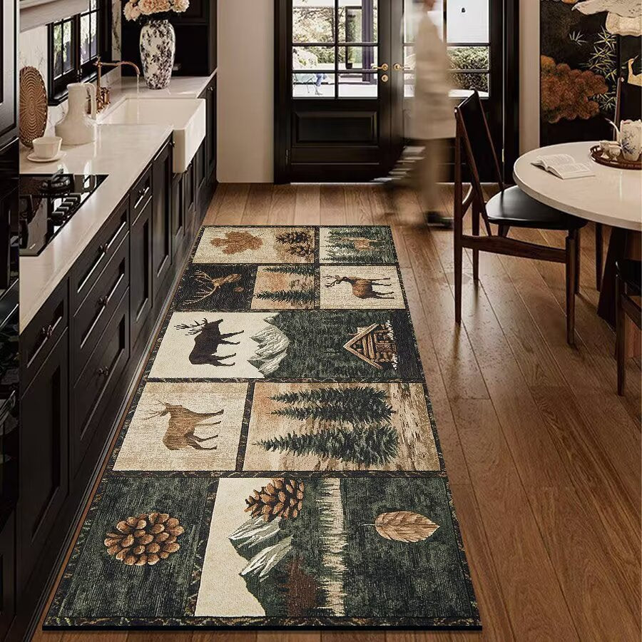 Rustic Outdoor Adventure Area Mat Kalsten