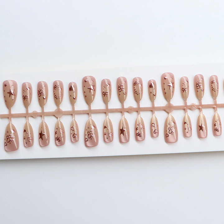 Artistic Decorative Press-On Nails Kalsten