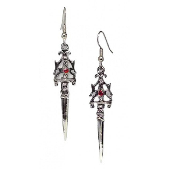 Gothic Statet Skull Earrings Kalsten